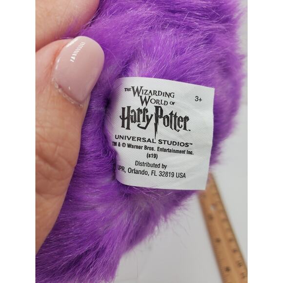 Harry Potter Pygmy Puff Plush Soft Purple Wizarding World 4.5” Warner Brothers - Picture 3 of 4